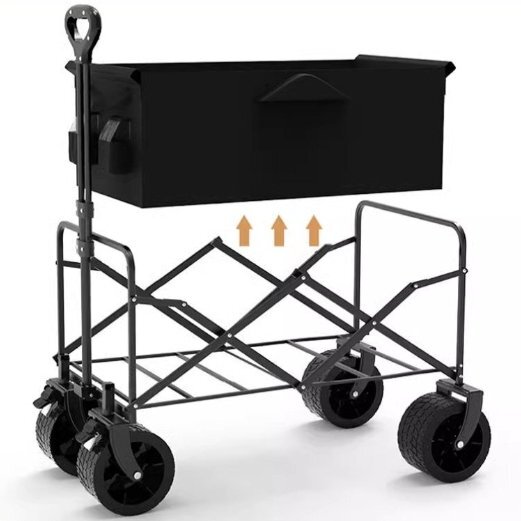 キャンプワゴン アウトドア 耐荷重200kg ワゴン 大容量 折りたたみ キャリーカート キャンピングカート 頑丈 ワゴン車拍卖