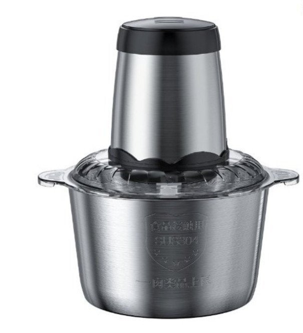 フードプロセッサー 電動 電気 肉挽き機 肉 野菜チョッピング ミキサー 2L ステンレス鋼刃みじん切り器 大根おろし 離乳食 ひき肉拍卖