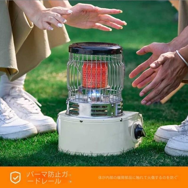カセットガスストーブ ガスヒーター キャンプ デカ暖 1台3役 電源不要 停電対策 防寒対策 屋内屋外用 暖房機 釣り キャンプ用拍卖