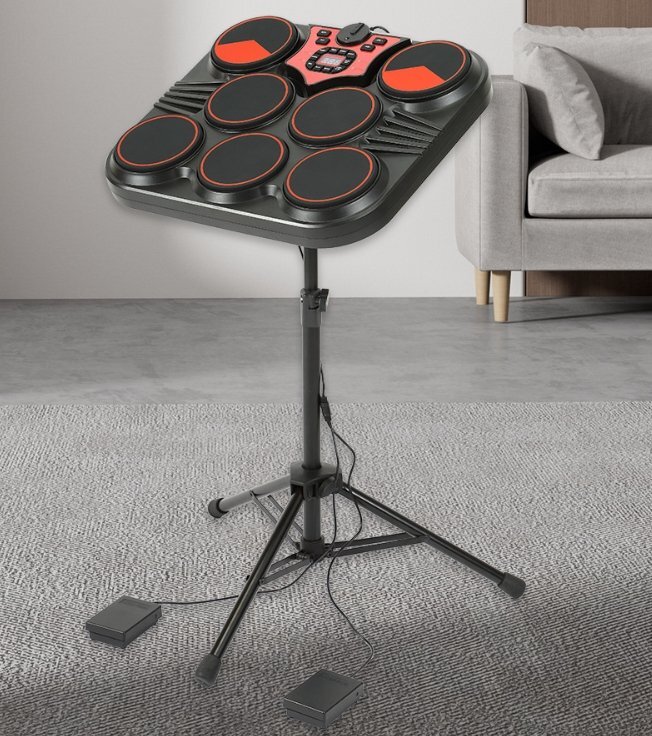 棚ドラム大人の携帯用打楽器子供のための益智練習手デスクトップ電子ドラム拍卖