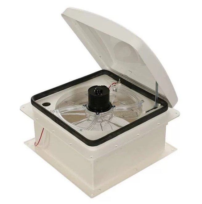 キャンピングカー12V換気ファン1台 換気扇 12V双方向換気 電動トップカバー! 防水! 低騒音! キャンプにおすすめ! 3色から選択可!拍卖