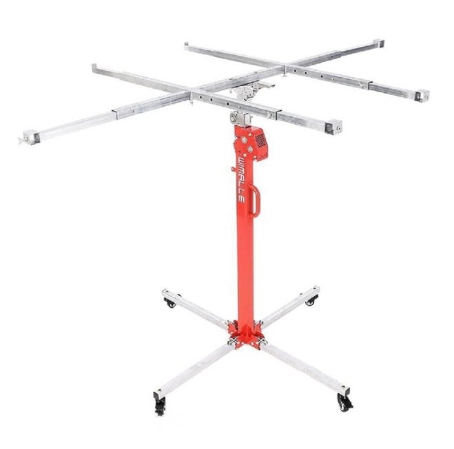 ドライウォールリフト ホイストジャッキリフター 石膏ボードリフト 乾式壁パネルホイスト 建設ツール ロック可能 キャスター付き 安定性拍卖