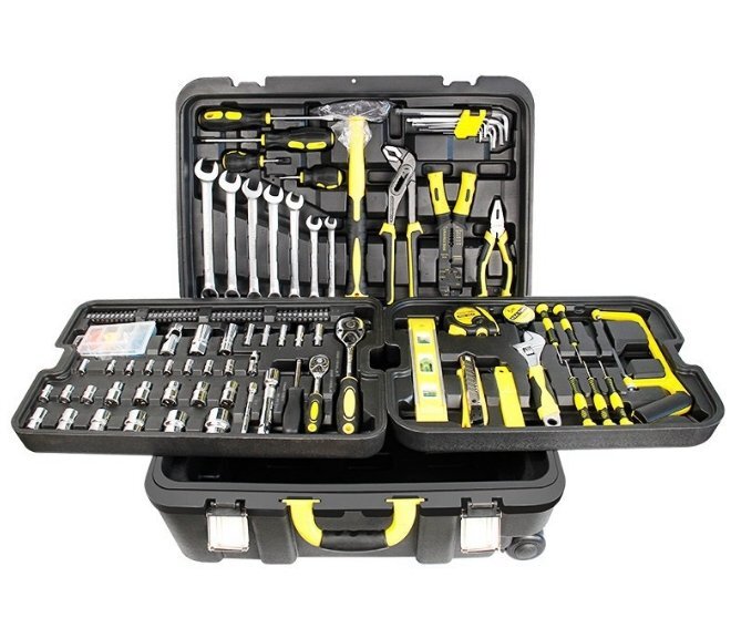 318枚のレバーボックス工具セット組み合わせスリーブ両用レンチ拍卖