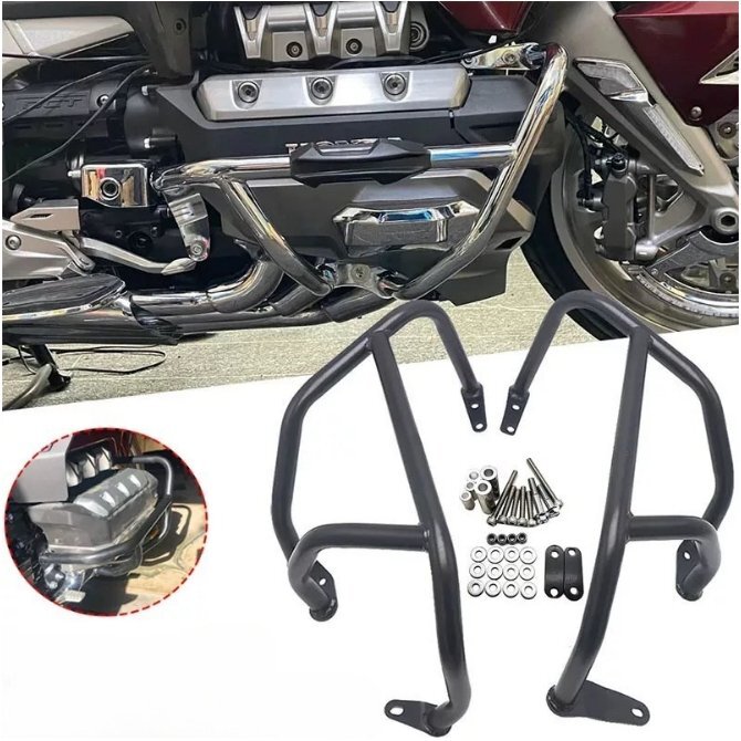 新品 未使用 適用ホンダゴールドウイング1800 F6B ゴールドウイングGL-1800 2018-2020オートバイエンジンガードクラッシュバーバーバンパー拍卖