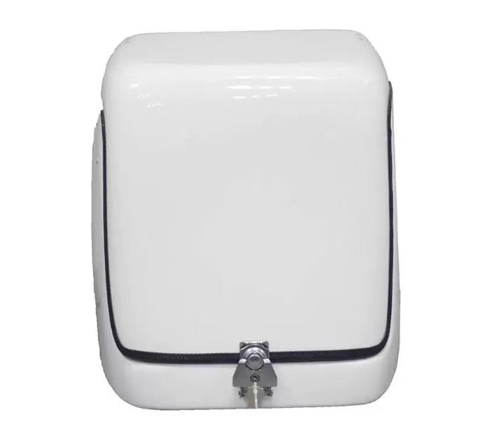 リアボックス モノキーケース バイク用トップケース 宅配 容量67L トップケース 収納ケース デリバリー FRP製 防水 保温 ホワイト拍卖