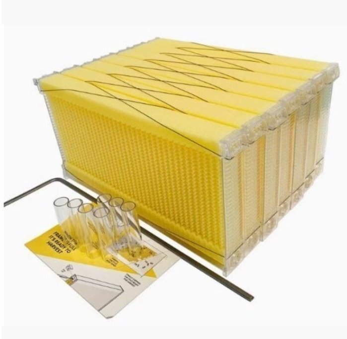 良い品質★7個の自動フレーム 巣箱 自動流れの蜜蜂 ミツバチ飼育 養蜂器具 自動ハチミツ採取 巣脾 巣礎 巣枠 自動採蜜器 フローハイブ拍卖