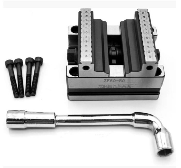 A-005精密4軸5軸ターンテーブル治具 セルフセンタリングCNCバイス CNCマシニングセンター同心バイス(ZY60-80)拍卖