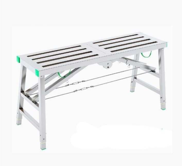 強化折り畳み馬椅子昇降增厚装修馬椅子双支持室内パテ脚手棚梯子馬椅子40*160cm拍卖