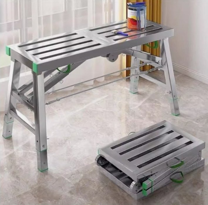 折りたたみ式 洗車台 足場台 多目的 折りたたみ 軽量 足場台 踏み台 伸縮脚付高所作業台 室内足場板 安全 持ち運び便180cm*30cm拍卖