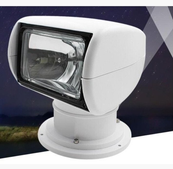 人気 船用サーチライト ハロゲンランプ ヨット用 リリモコン サーチライト ハロゲンランプ 集光拍卖