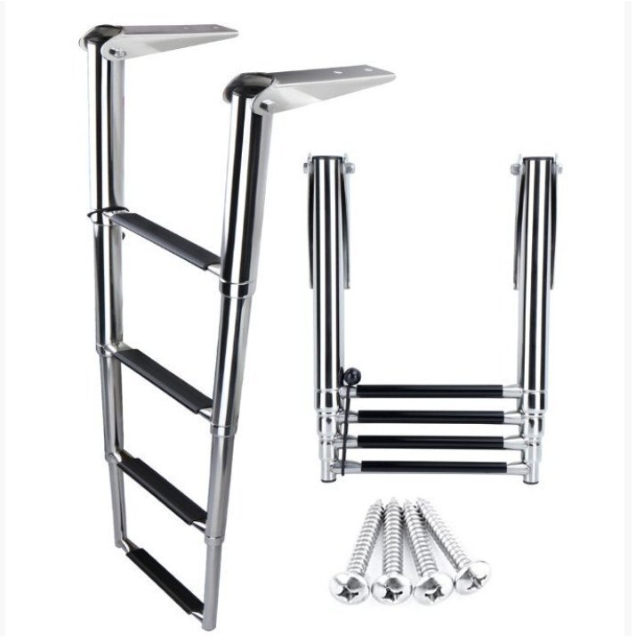 この商品も注目されています ステンレス鋼ボートはしご1PCE 4ステップ 折り畳み式 取り外し可能 トランサムマウント Fusfatwale付き 耐久性拍卖