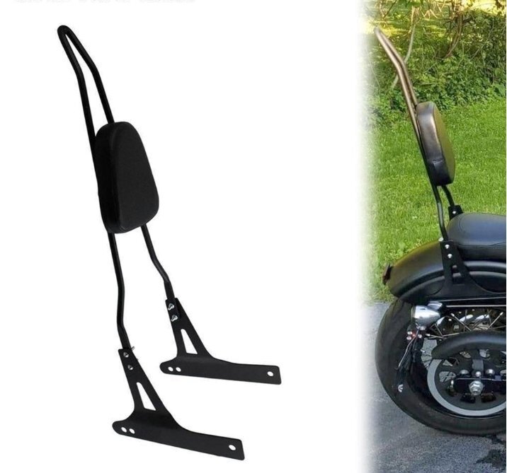 取り外し可能 リアドライバ 背もたれ 荷物ラック カスタム 高品質 シーシーバー ブラック 背もたれ ハーレー ダイナ ストリ拍卖