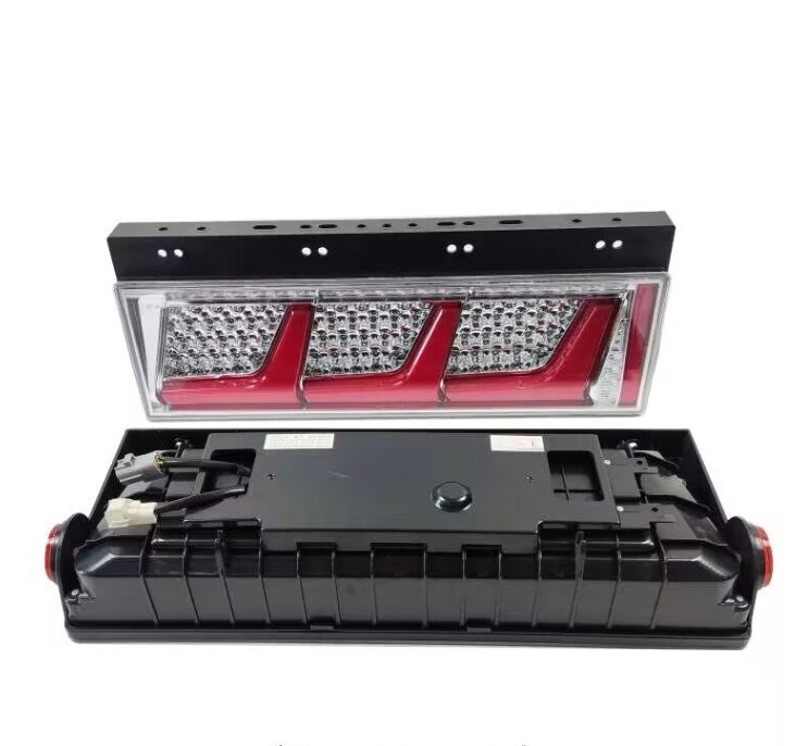 大型用テールランプ 3連テールライト トラックテールライト LEDコンビネーション LEDテールランプ シーケンシャル 左右セット拍卖