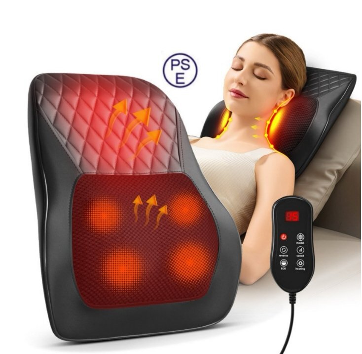 家庭用多機能肩首腰腰背骨全身マッサージ枕電動マッサージ器肩頸椎腰拍卖