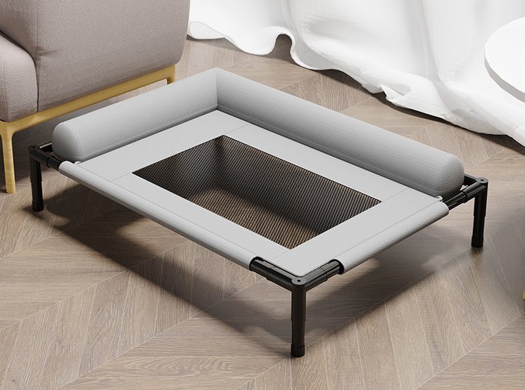 犬用ベッドは四季通用で洗えるように分解可能です。犬用の行軍ベッド、ペット用のベッド、夏用の金毛中型犬用の地上ベッドです。拍卖