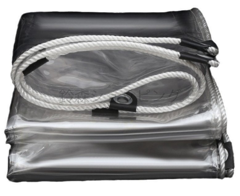 透明防雨布タープPVCバルコニー雨よけ板厚く防水プラスチック布透光性軟質ガラス雨よけ布拍卖