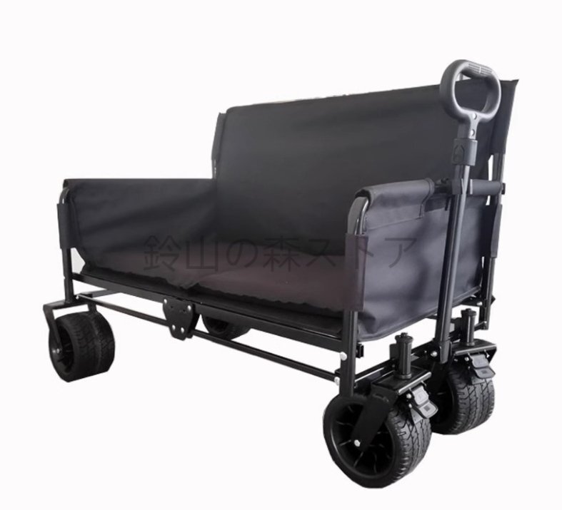 アウトドアソファ多機能リクライニングチェア折りたたみカート1台はシートになる折りたたみ釣りトレーラーを多用拍卖