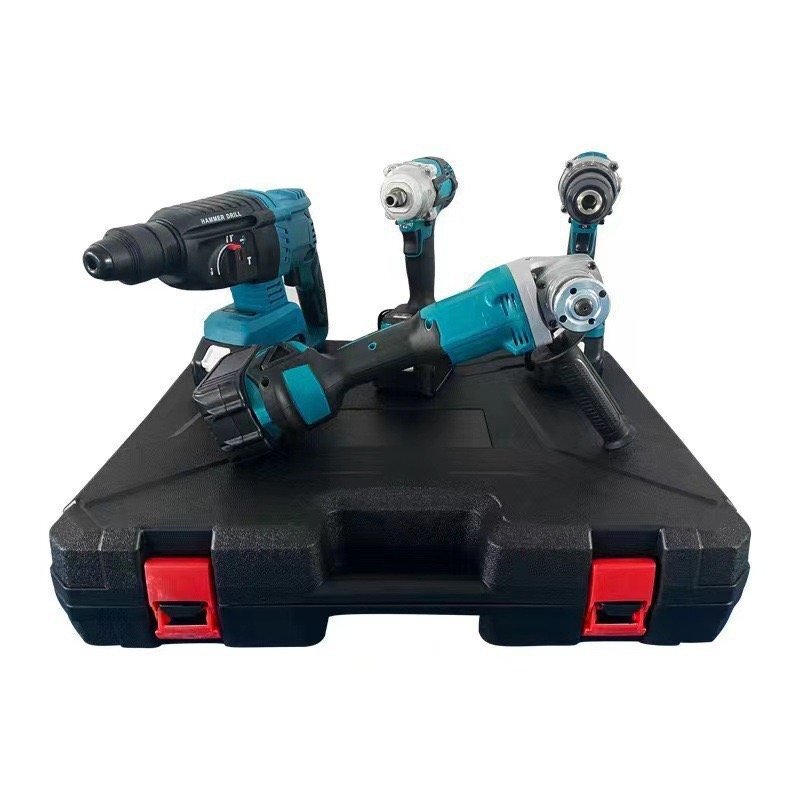 電動工具セットリチウム電気4点セット家庭用多機能リチウム電動工具拍卖