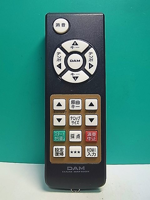 S173-954★DAM 第一興商★カラオケリモコン★DAM-RM100X★即日発送!保証付!即決!拍卖