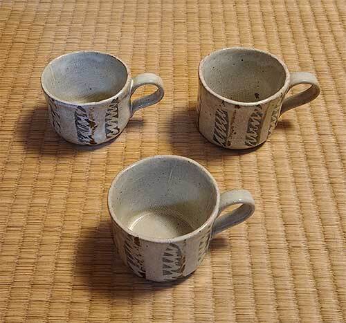昭和の食器 コーヒーカップ 3客セット 陶磁器製 未使用 昭和 レア レトロ 貴重拍卖