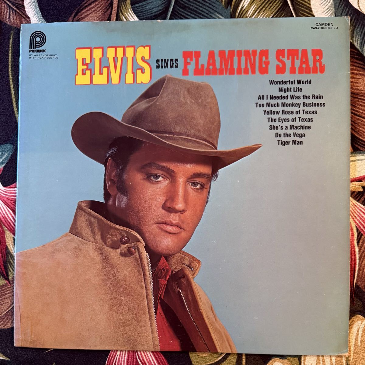 Elvis Presley 1975 US Press LP Elvis Sings Flaming Star .. Camden CAS-2304拍卖