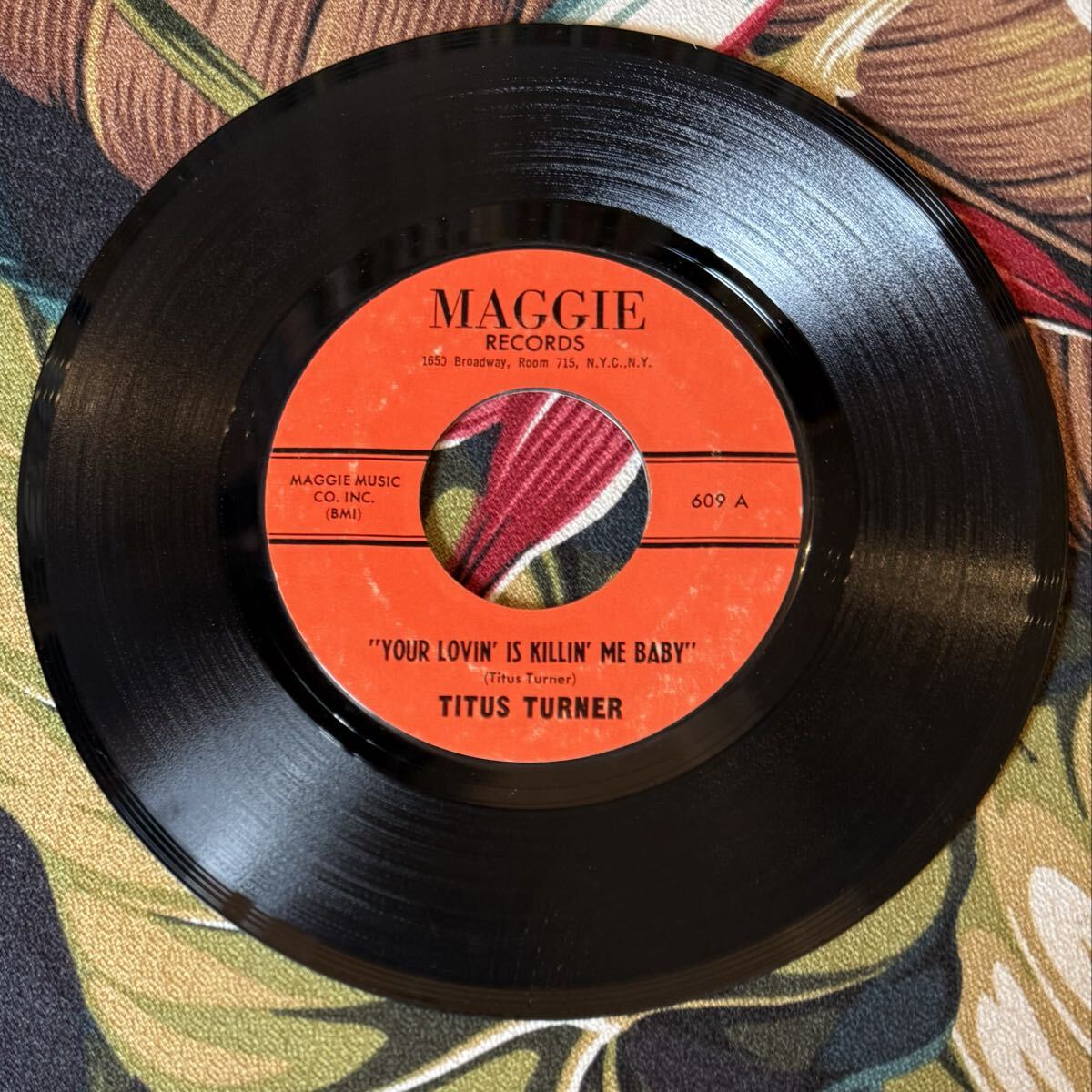 Titus Turner 1964 US Original 7inch Your Lovin Is Killin Me Baby .. Maggie Records 609 拍卖