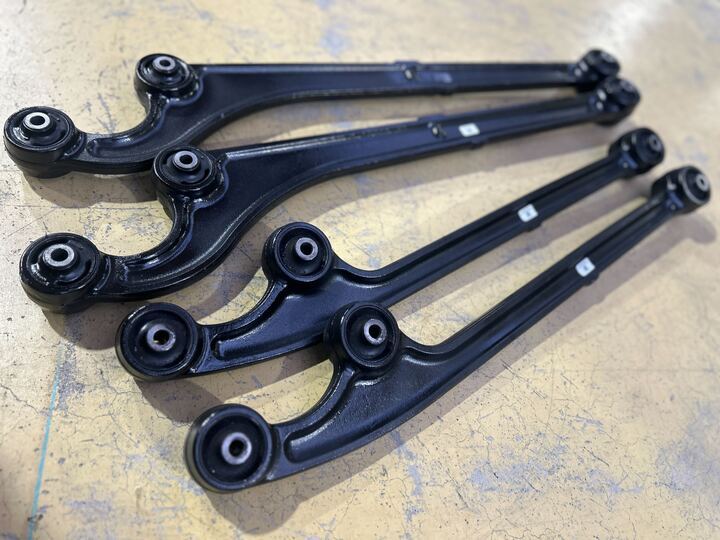 【 送料無料 】新車外し JC74 ジムニー ノマド スズキ 純正 トレーディングアーム リーディングアーム 前後4本セット ☆ 即決 ☆拍卖