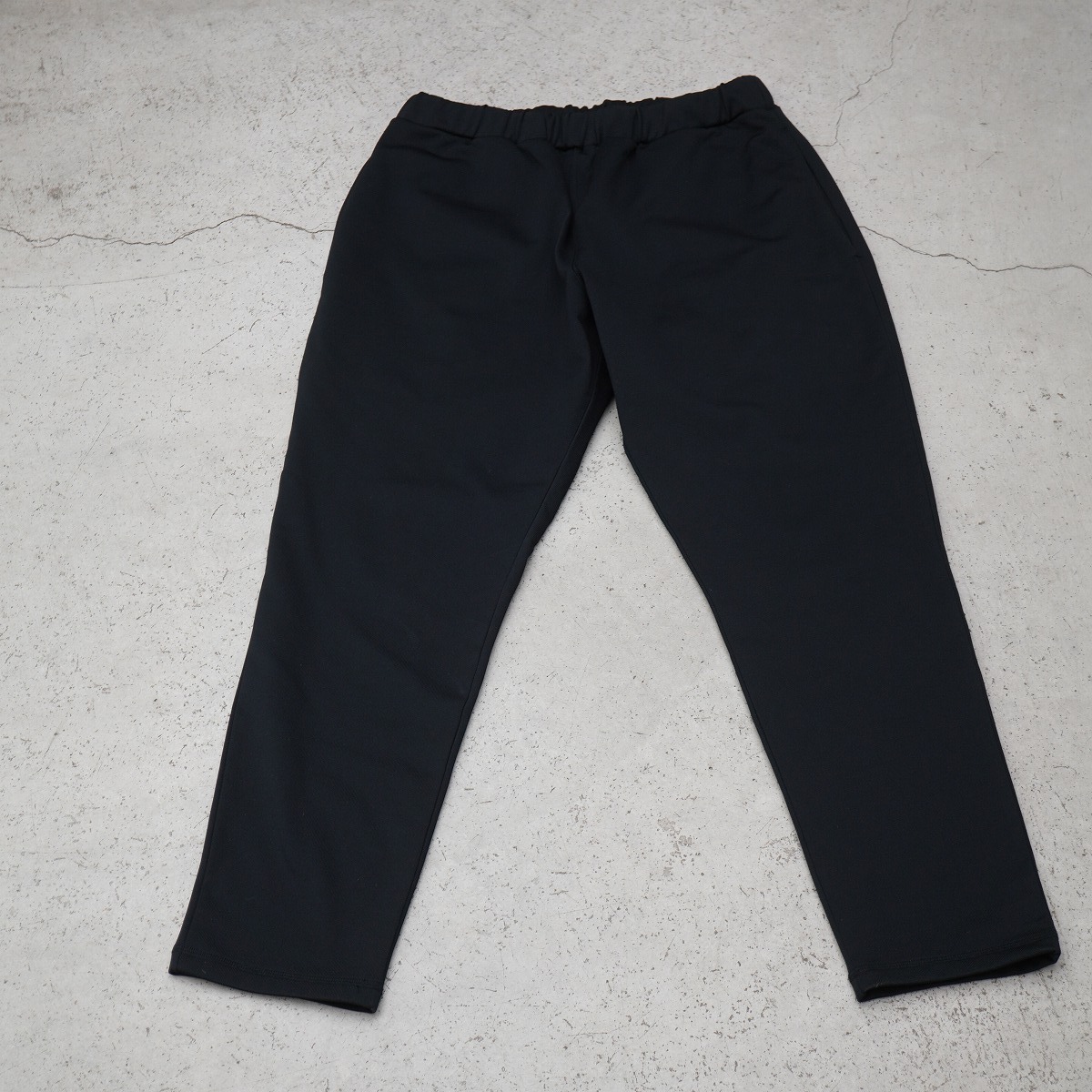 美品 08sircus ゼロエイトサーカス S21SM-PT15 Compact terry seay pants テーパード パンツ サイズ5 ブラック黒 1120P★4拍卖