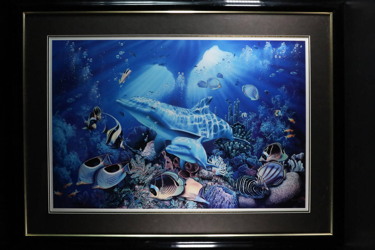 ◇雅◇ 真作保証 クリスチャン・ラッセン Lassen 「ミラクル オブ ライフ」 30号 直筆サイン 大判 証明シール シルクスクリーン C127.RG.PP拍卖