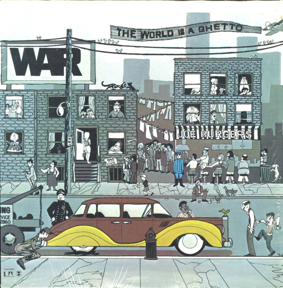 シュリンク付き!USオリジLP!War / The World Is A Ghetto 1972年【United Artists Records / UAS-5652】The Cisco Kid ファンク ウォー拍卖