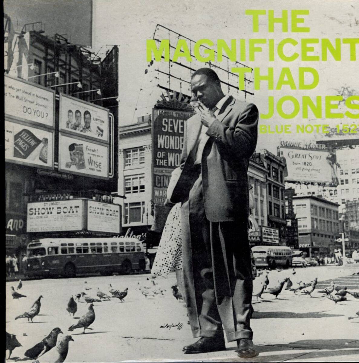 USプレスLP!UA青白ラベル MONO盤 Thad Jones / The Magnificent Thad Jones【Blue Note BLP 1527】Percy Heath Max Roach Billy Mitchell拍卖