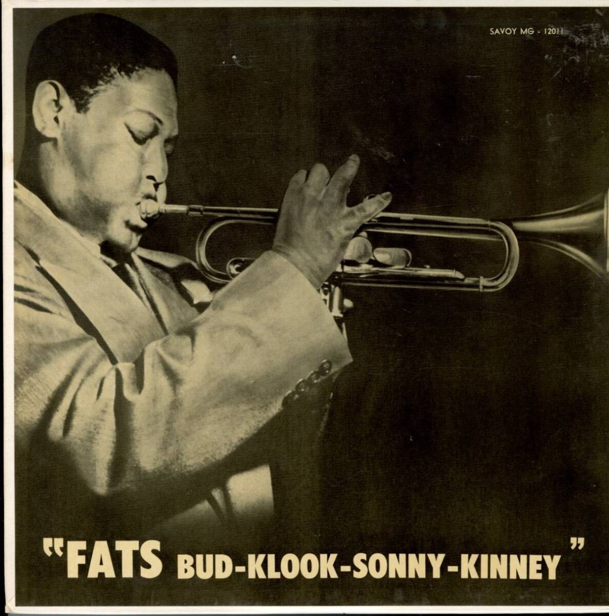 USプレスLP!濃マルーンラベル RVG刻印 MONO盤 Fats Navarro / Fats-Bud-Klook-Sonny-Kinney【Savoy Records MG-12011】ファッツ・ナヴァロ拍卖