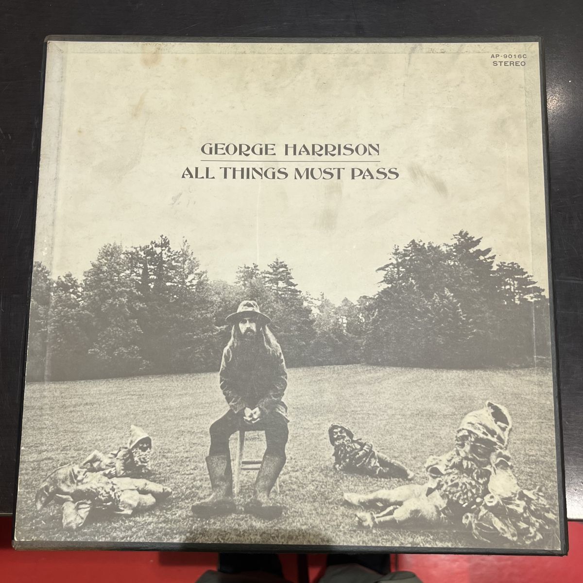 1973年プレス 国内盤 赤盤 3LP BOX!George Harrison / All Things Must Pass 1970年【Apple Records / AP-9016C】ジョージ・ハリスン拍卖