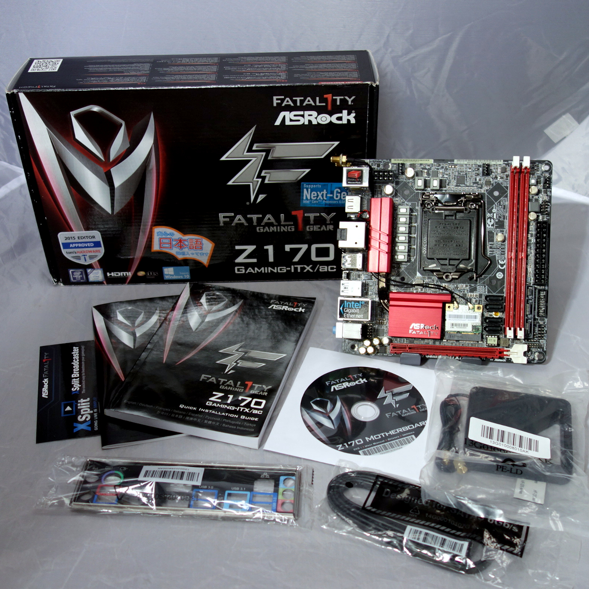 【中古】 ASRock Fatal1ty Z170 Gaming-ITX/ac 【送料別】拍卖
