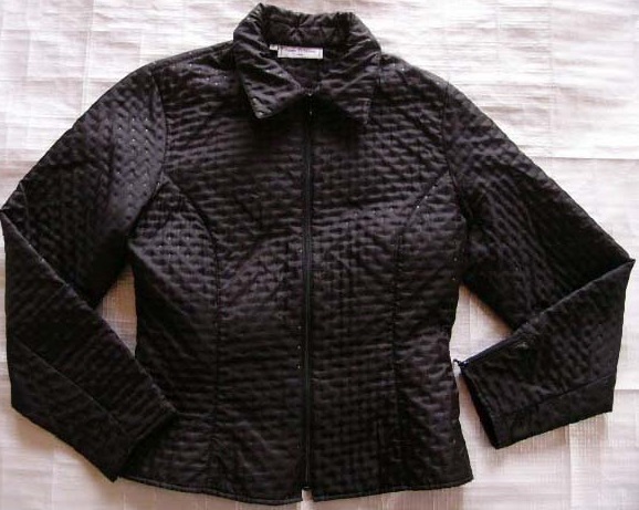 アンフォンテーヌ★中綿入り長袖ジャケット★2★9号くらい★Anne Fontaine拍卖