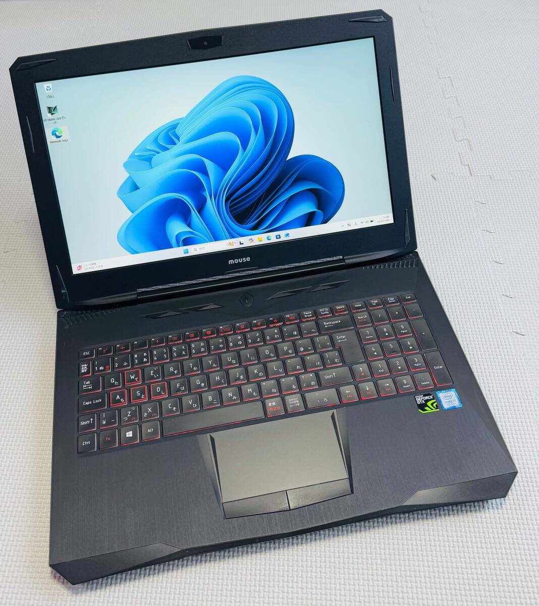 状態良 GTX1060*6GB ゲーミングPC フルHD 15.6型 G-Tune ★ Core i7-7700HQ メモリ16GB NVMe 512GB+HDD500GB Type-C カメラ office2019拍卖