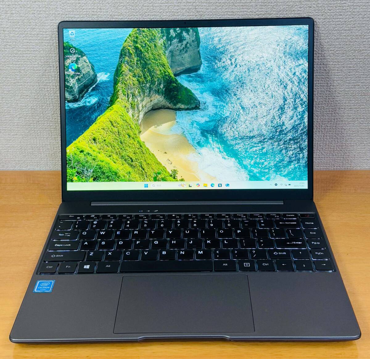 状態良 2160×1440 14インチ CHUWI GemiBook Pro CWI529 ★ 第11世代 Celeron N5100 メモリ8GB SSD 256GB カメラ Wi-Fi6 Type-C office2019拍卖