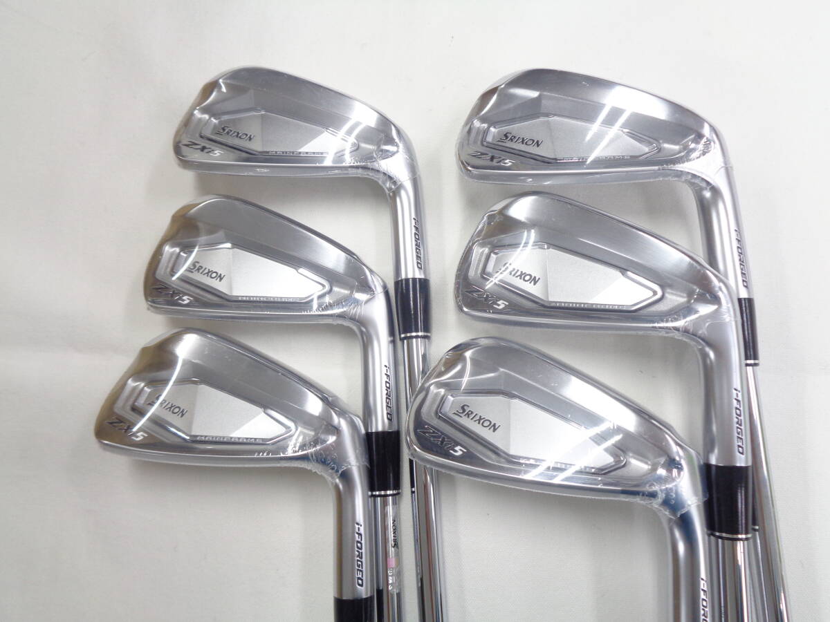 新品☆スリクソン ZXi5 アイアン 5~P 6本セット AMT TOUR WHITE S200【日本仕様 ツアーホワイト S200】拍卖