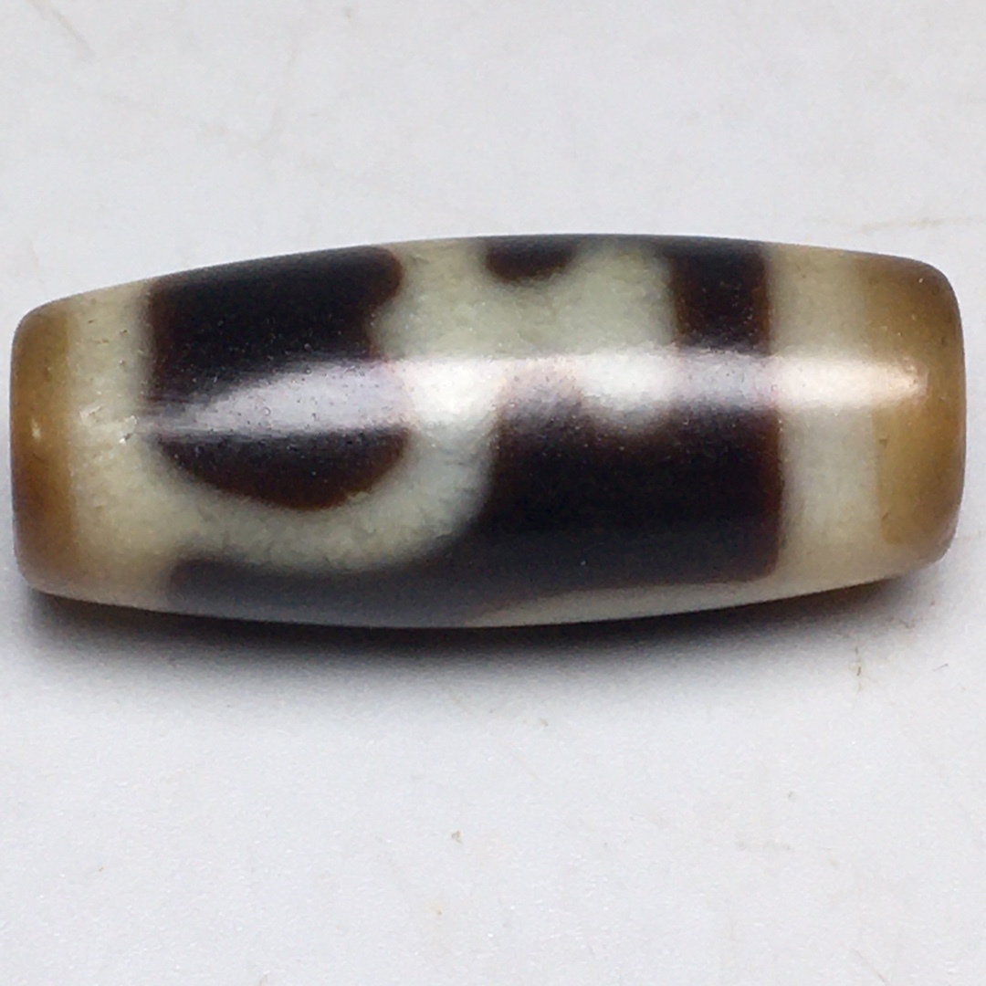 旧蔵 寶瓶天珠 風水開運 自然風化 高油 根付 中国古玩 骨董品 時代物 稀少唐物拍卖