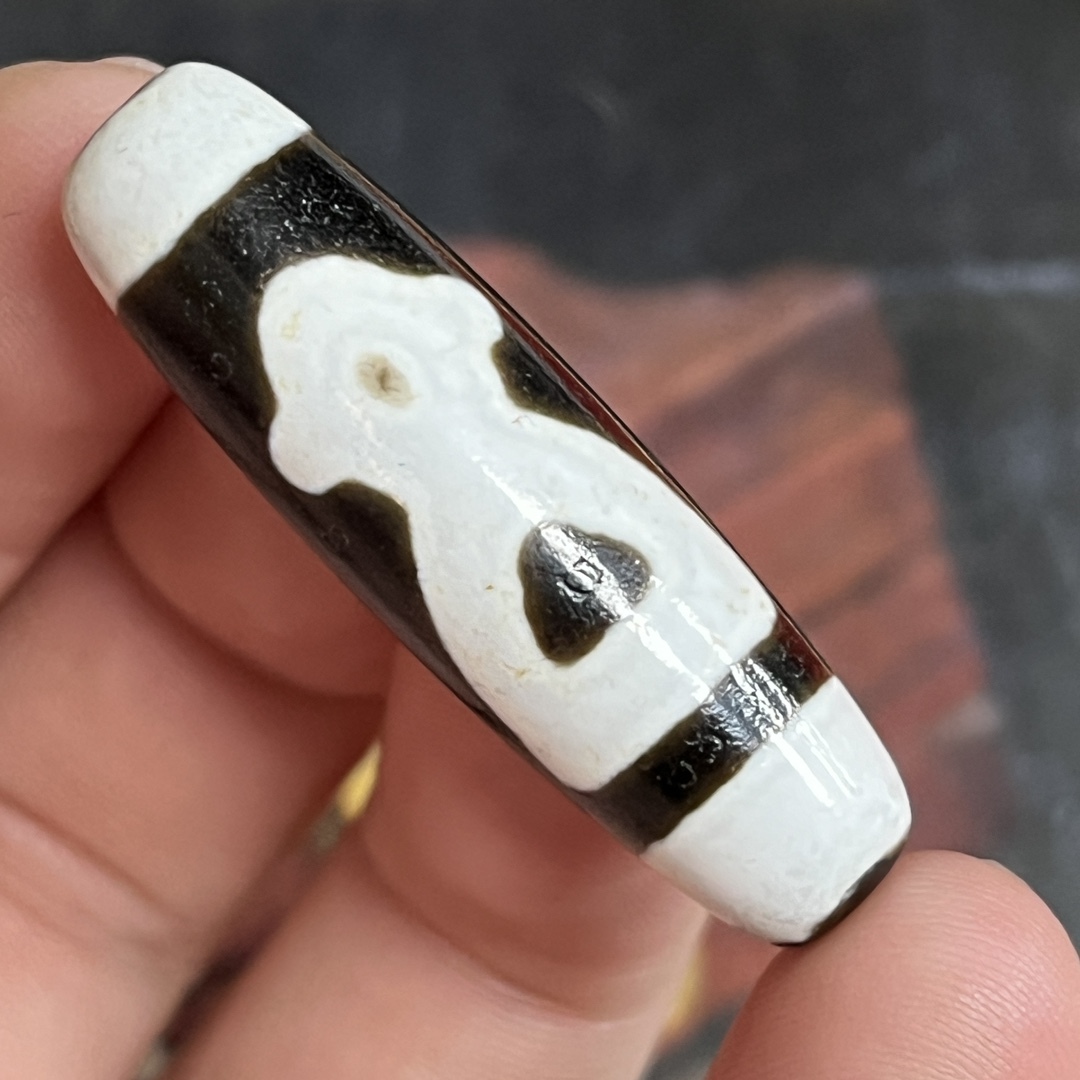 旧蔵 財神天珠 風水開運 自然風化 高油 根付 中国古玩 骨董品 時代物 稀少唐物拍卖