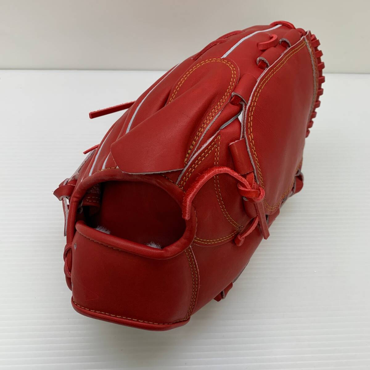 メーカー不明 硬式 大人 一般 投手用 グローブ ピッチャー グラブ 右投げ 中古品 野球 6816拍卖