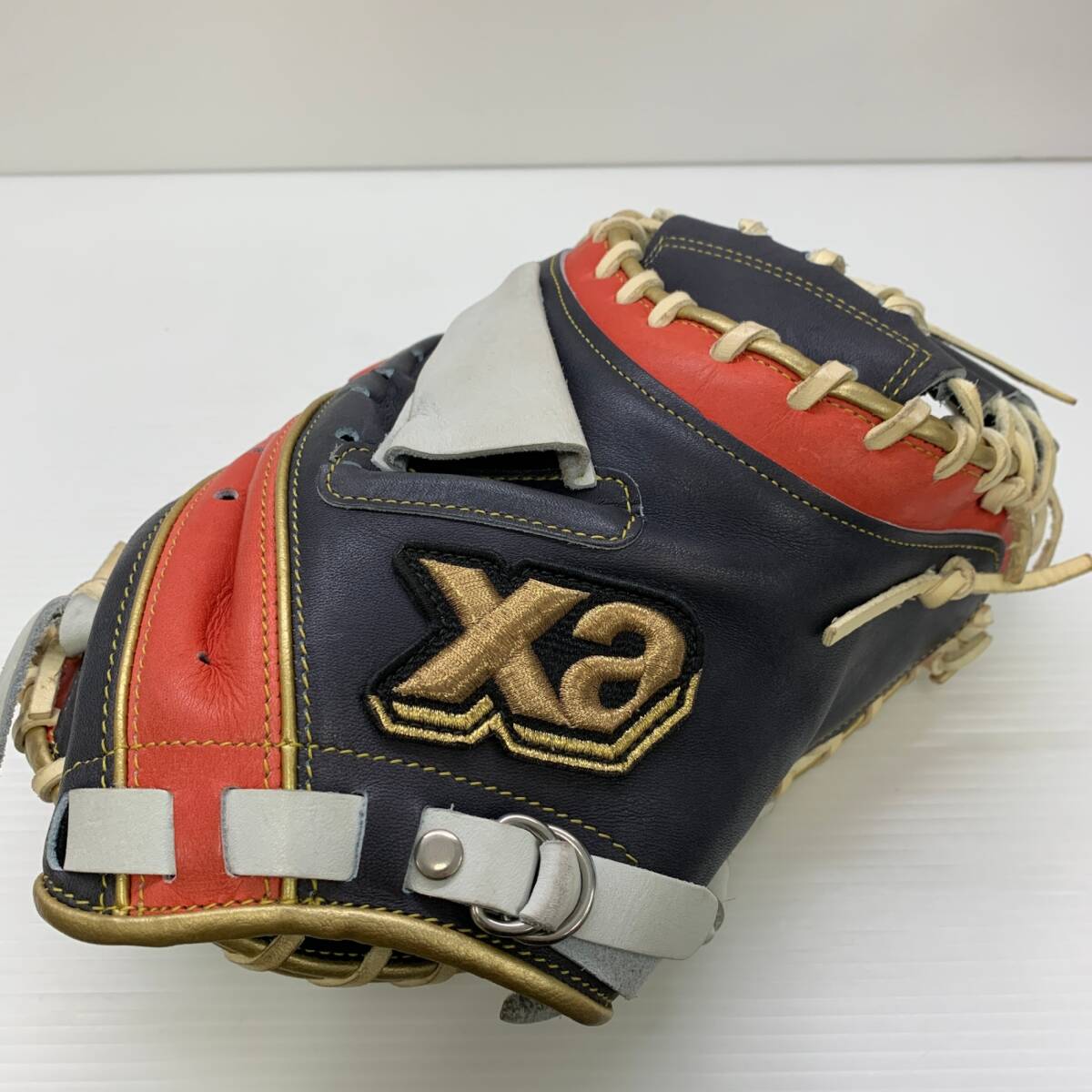 ザナックス Xanax XanaPower 軟式 大人 一般 キャッチャーミット 捕手 グローブ グラブ 右投げ BRC2615S 中古品 野球 7004拍卖