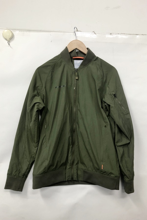 【送料無料】東京)◇MAMMUT マムート ユーティリティ ボンバージャケット 1012-00440 Mサイズ グリーン系拍卖