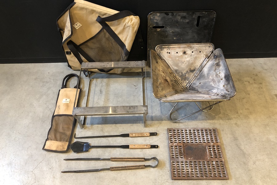 【送料無料】東京)◇Snow Peak スノーピーク 焚火台L スターターセット グリルブリッジ 焚火ツールセットPRO セット拍卖