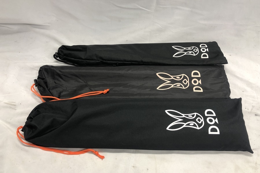 【送料無料】東京)◇DOD ディーオーディー フタマタノサソイM FA1-579-BK + ビッグタープポール XP-507K 2本拍卖