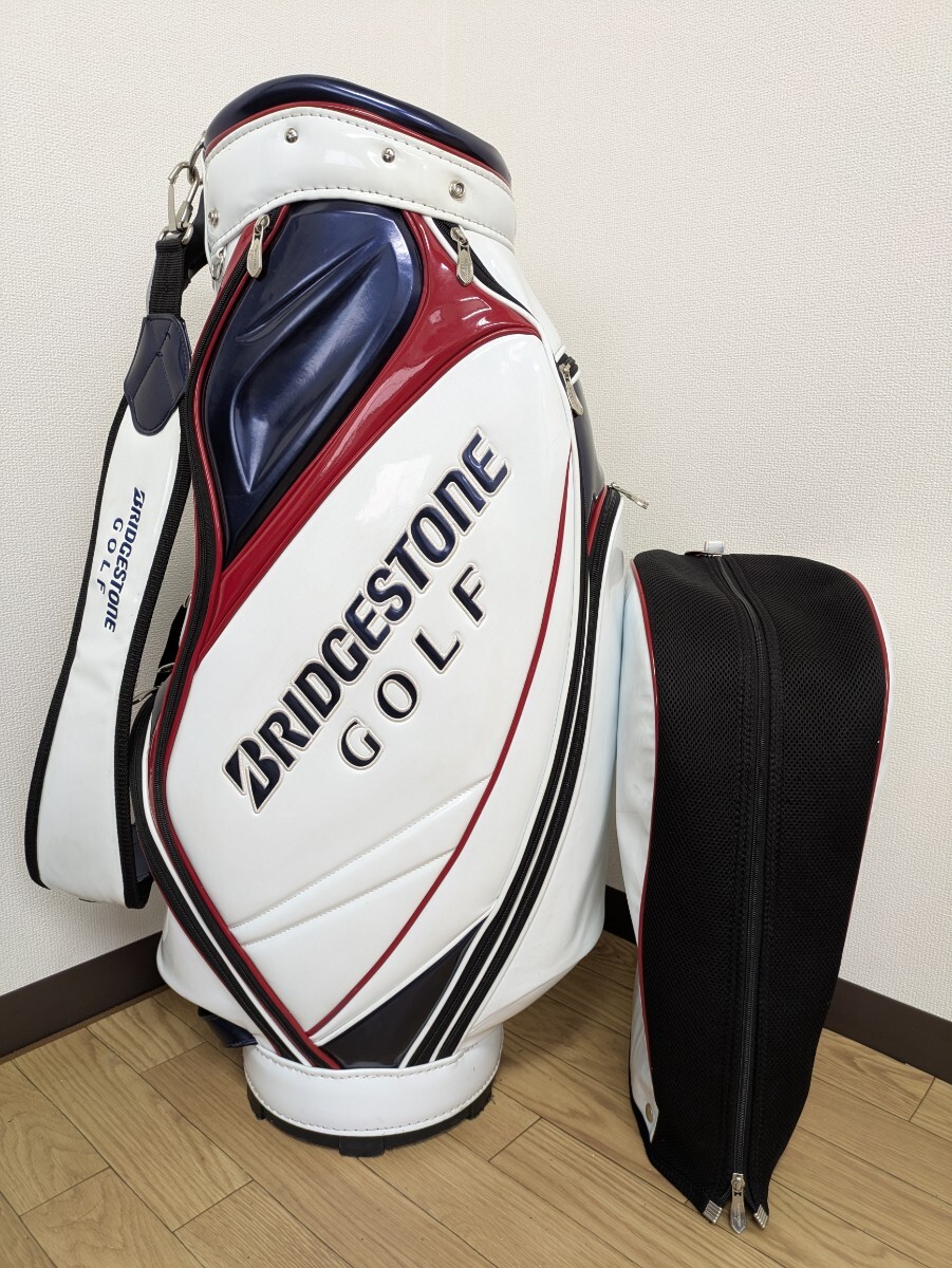 BRIDGESTONE ブリジストン キャディバック GOLF ゴルフバック拍卖
