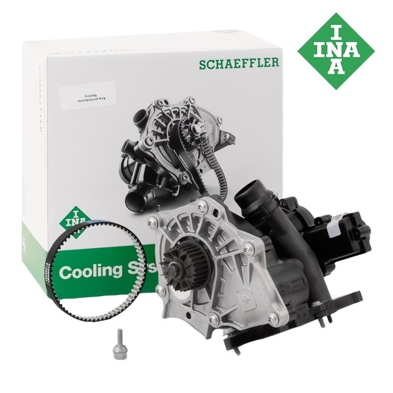 正規純正OEM VW ウォーターポンプ + サーモスタット + ベルト SET シャラン ティグアン トゥーラン アルテオン 06L121111K 06L121012A拍卖