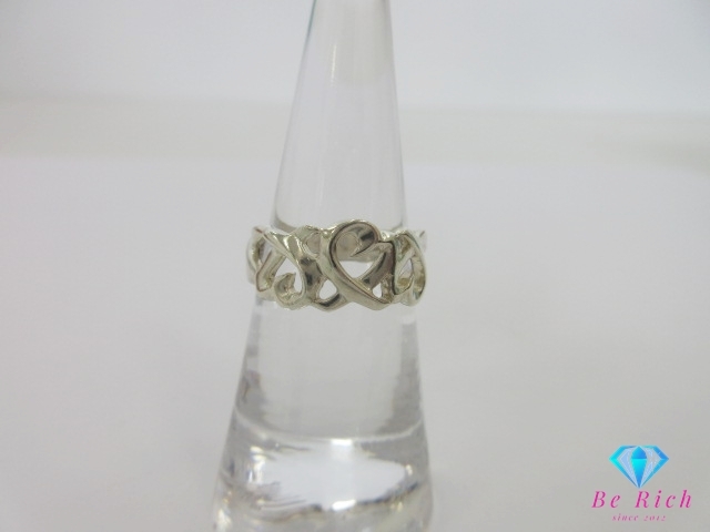 ティファニー トリプル ラビング ハート リング パロマ ピカソ 11号 シルバー SV 925 指輪 TIFFANY&Co. 【中古】 ba3170拍卖