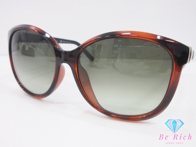 クロエ Chlo サングラス CE668SA 黒 ブラック ブラウン 茶 べっ甲柄 プラスチック アイウェア メガネ 【中古】bc2242拍卖