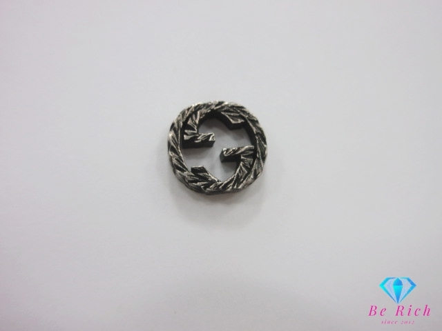 グッチ GUCCI Ag 925 シルバー インターロッキング G スタッド ピアス 片方 のみ ロゴ SV アクセサリー メンズ レディース【中古】 ba3525拍卖